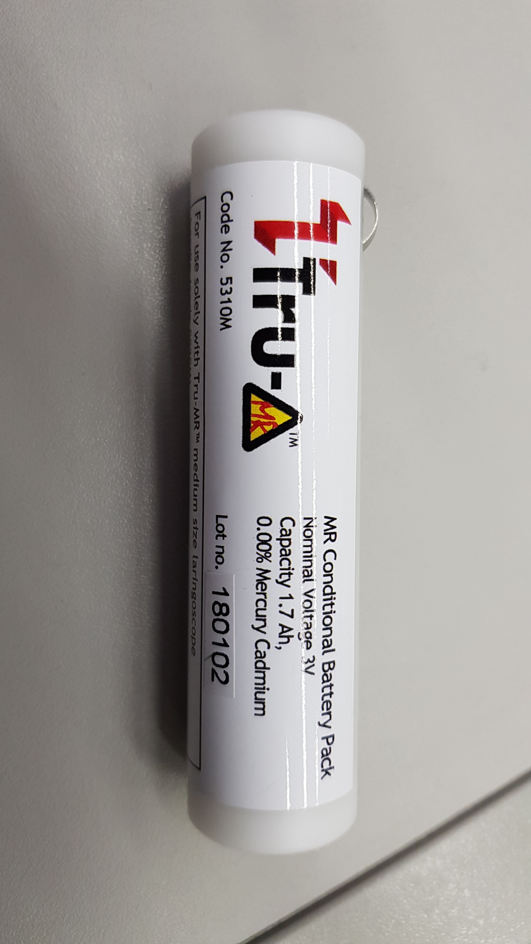BATERIA PARA LARINGOSCOPIO TRU-MR 3V 1.7AH- TRUPHATEK